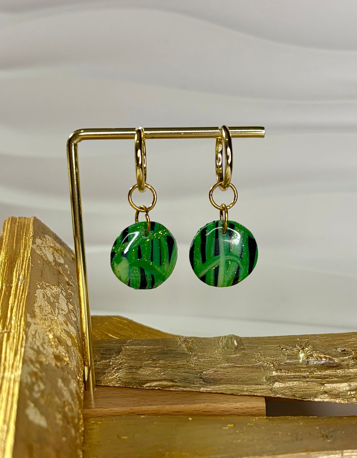 Øredobber Abstrakt Nordlys