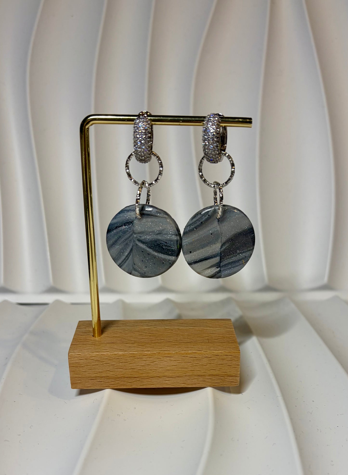 Øredobber «Skifer»