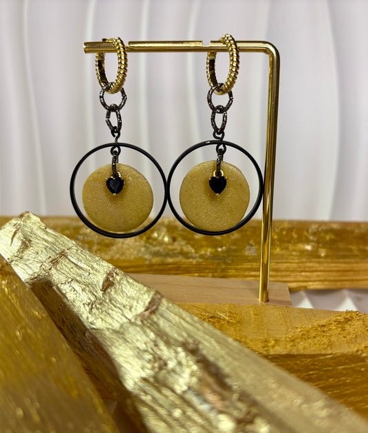 Øredobber «Sort magi»