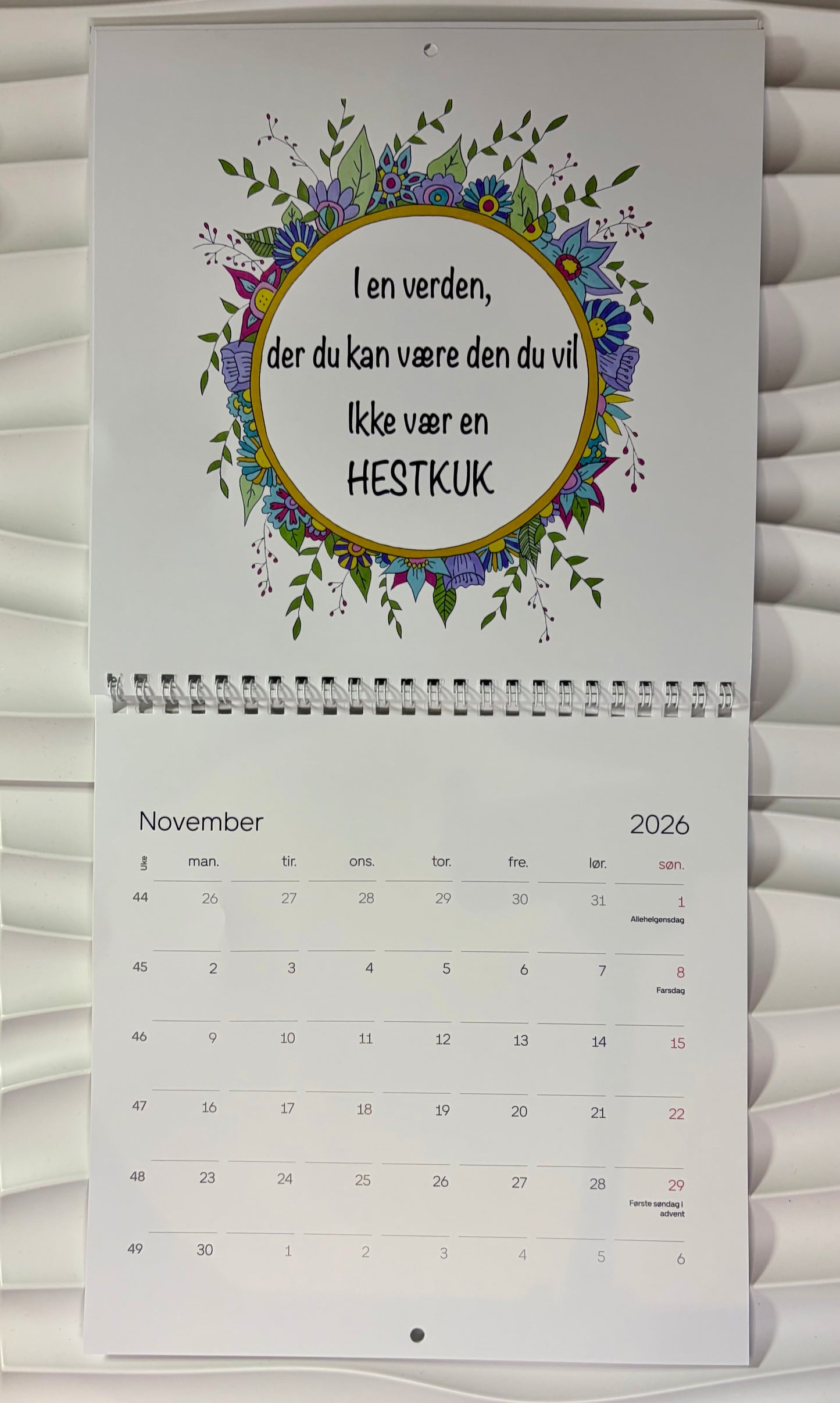 Nyhet! Kalender 2026