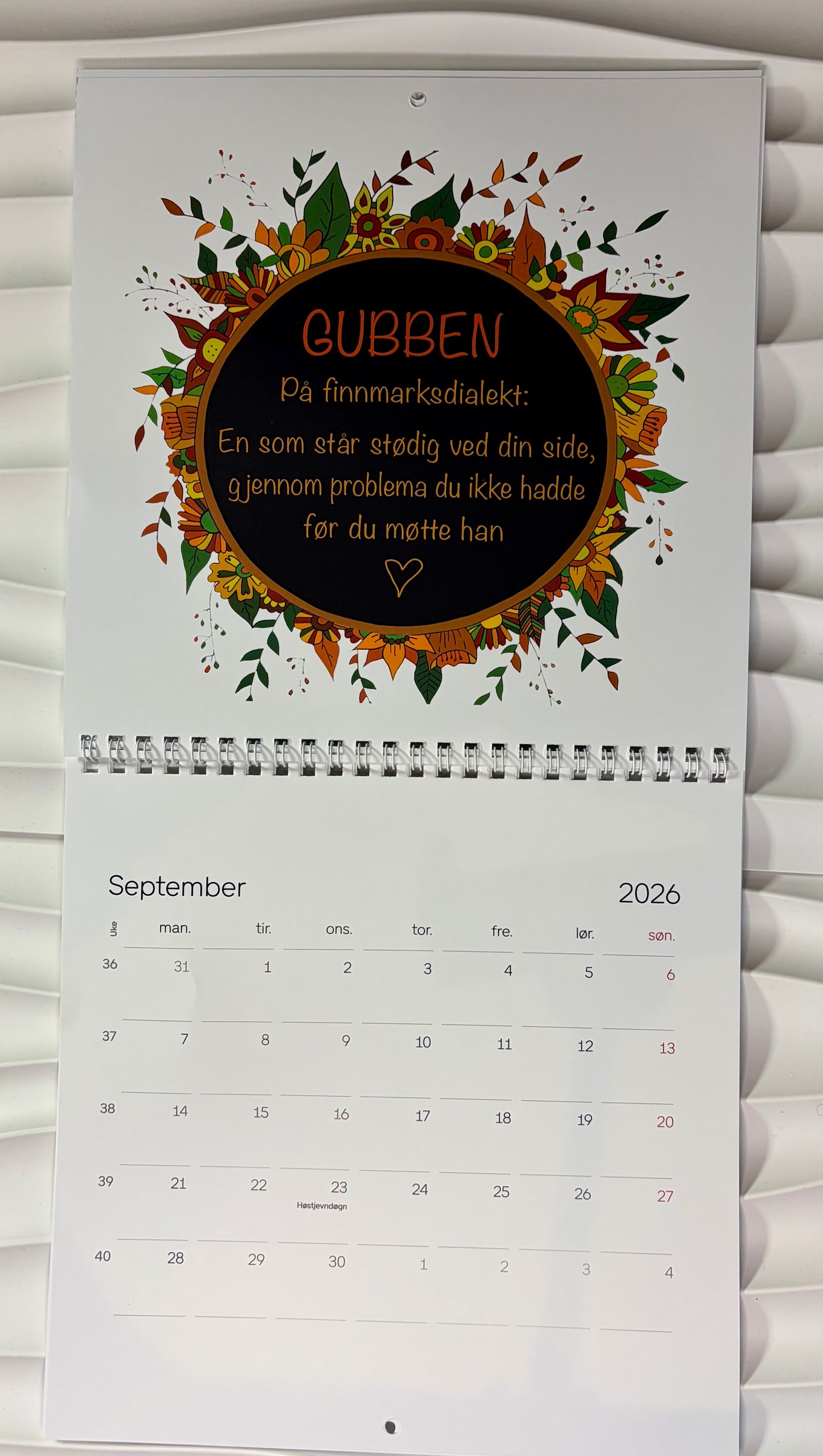 Nyhet! Kalender 2026